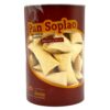 Knusprige spanische Pan Soplao Kekse in einer roten Verpackung, ideal für Snacks und Süßigkeiten, hergestellt in Spanien, traditionell gebacken, authentischer Geschmack, perfekt für Naschkatzen und Fe.