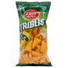 Frit Ravich Triblis knuspriger Mais-Snack mit Bacon-Käse-Geschmack, 100 g, spanische Qualität.