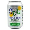 Mareni Ambar Triple Zero Radler 0,33 l Dose mit Zitronen- und Limettengeschmack, kalorienarm und zuckerfrei.