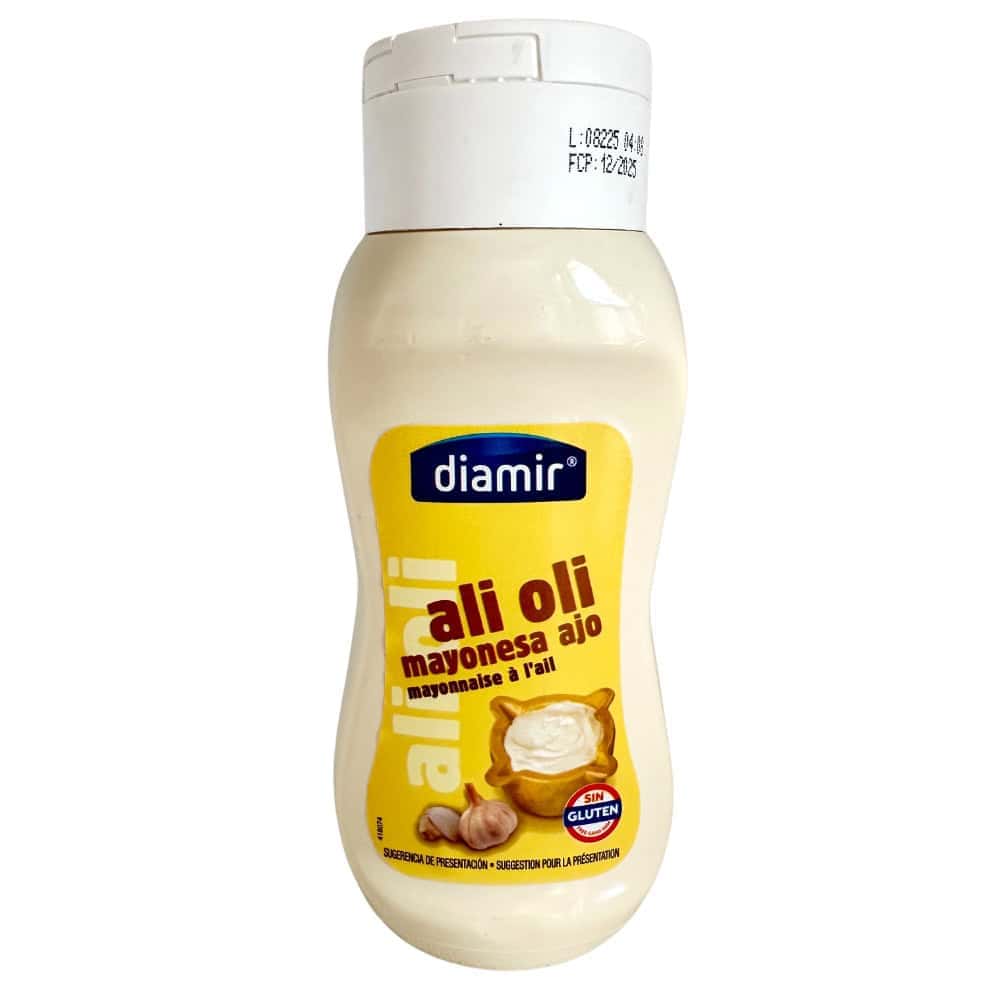 Mareni Ali Oli Mayonnaise mit Knoblauch 300g, glutenfrei, aus Spanien, MHD: 07/2026.