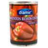 Dosen mit ganzen roten Paprika, Marke Diamir, für Kochrezepte, 250g, spanische Qualität.
