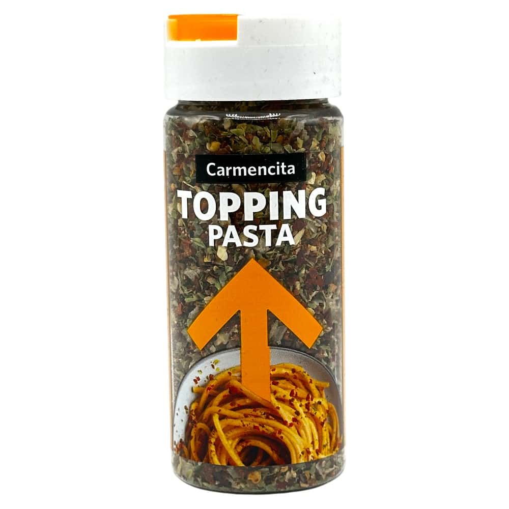 Mareni Carmencita Topping Pasta Gewürzmischung für Pasta, 65 g, mit Kräutern und Gewürzen, ideal für italienische Gerichte.