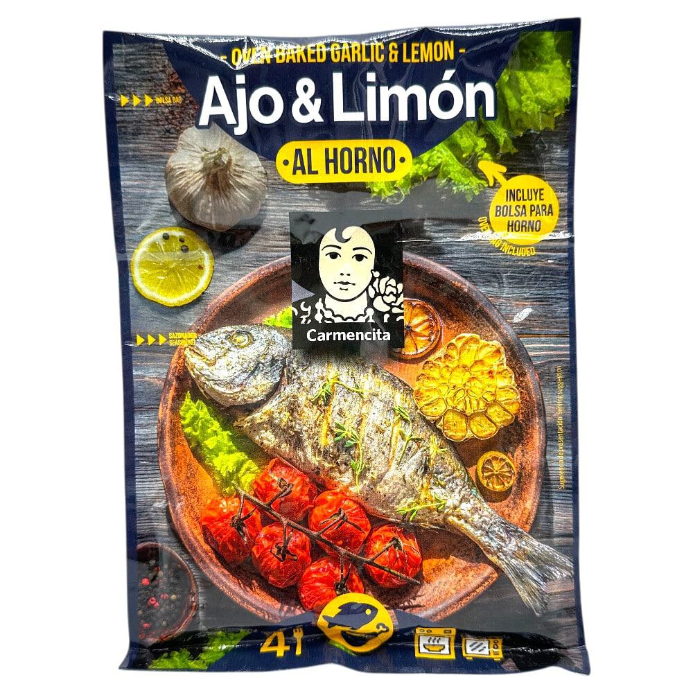 Mareni Gewürzmischung Ajo & Limón für Ofengerichte, mit Knoblauch und Zitrone, 30g, spanische Qualität.