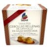 Spanische gefüllte Zwiebeln mit Königskrabben in Meeresfrüchtesauce, 400g, von Mareni.