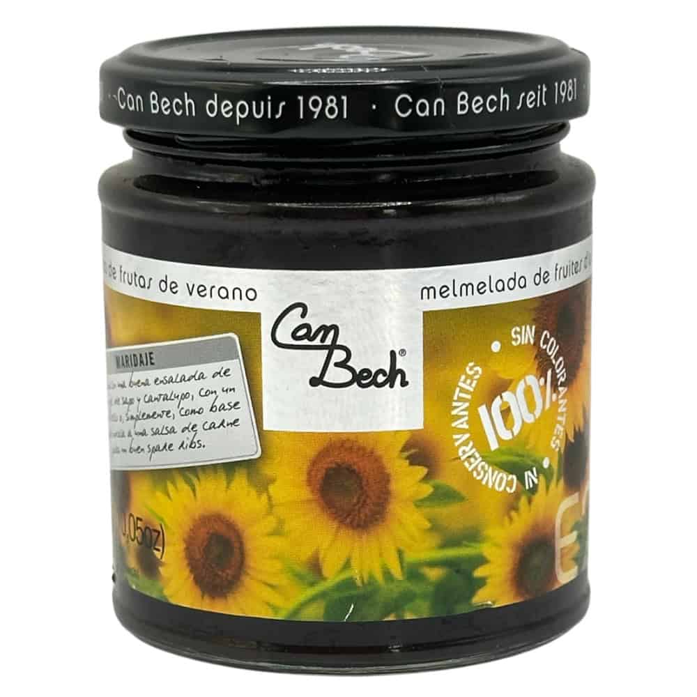 Spanische Sommermarmelade mit Sonnenblumen-Design, 285 g, ohne Konservierungsstoffe, seit 1981 hergestellt.