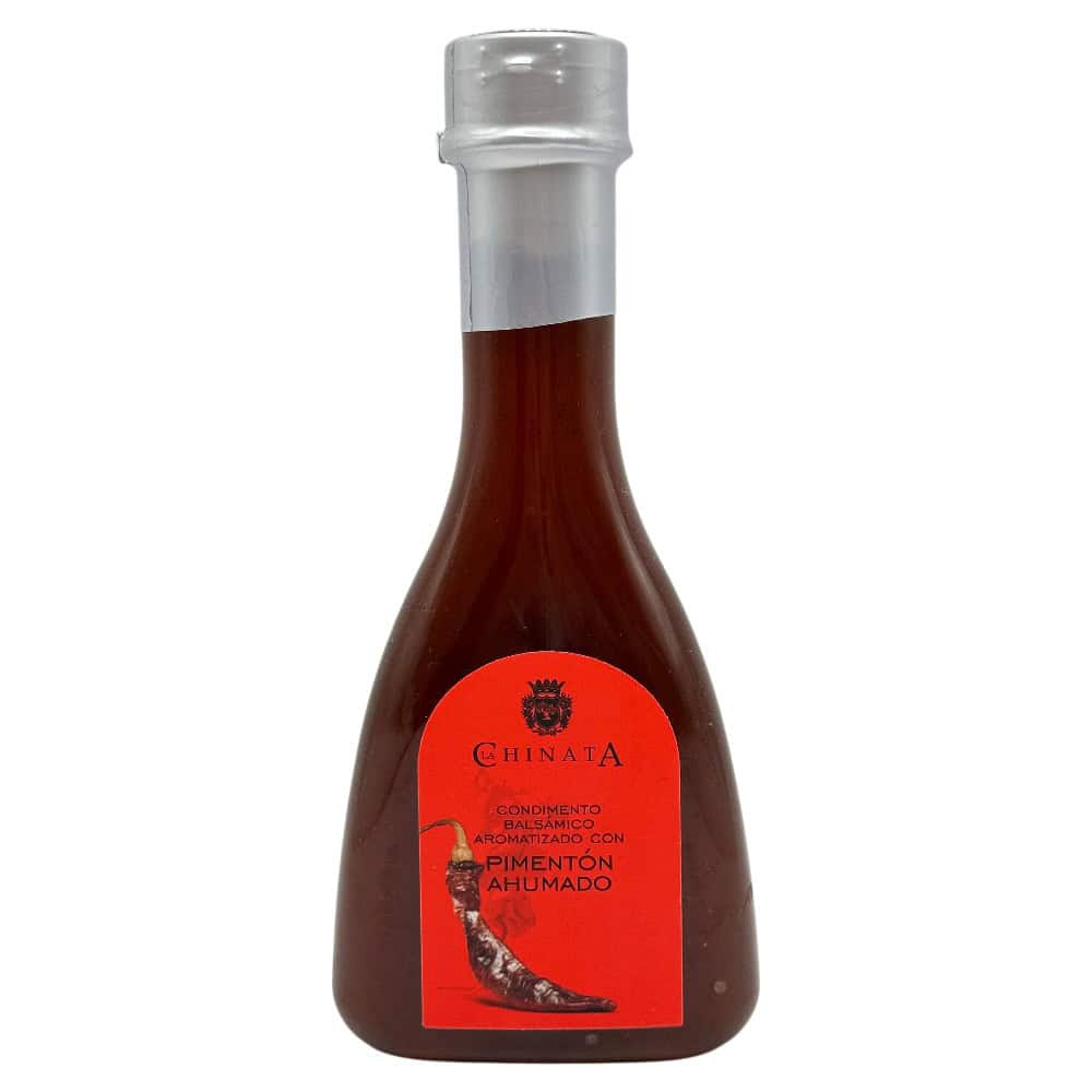 Mareni Balsamico-Creme mit geräuchertem Paprika, 150 ml, aus Spanien, für kulinarische Spezialitäten.