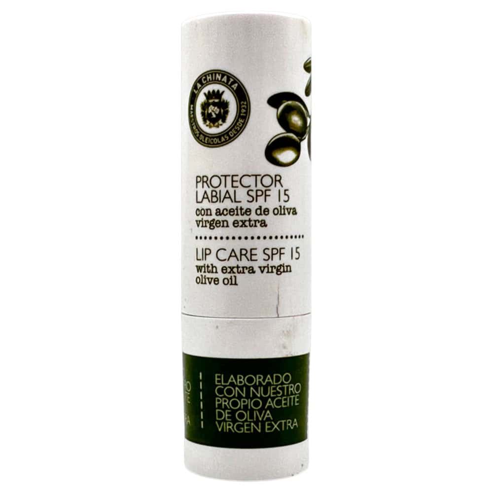 Mareni Lippenpflegestift SPF 15 mit nativem Olivenöl extra, ideal für Schutz und Pflege der Lippen.