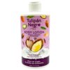 Mareni Tulipán Negro Body Lotion mit Argan‑Elixier und Mandelöl, 400 ml, für gepflegte, hydratisierte Haut.