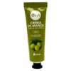 DRN Handcreme mit Olivenöl in grüner Tube, vegan, ideal für trockene Hände, spanische Qualität.