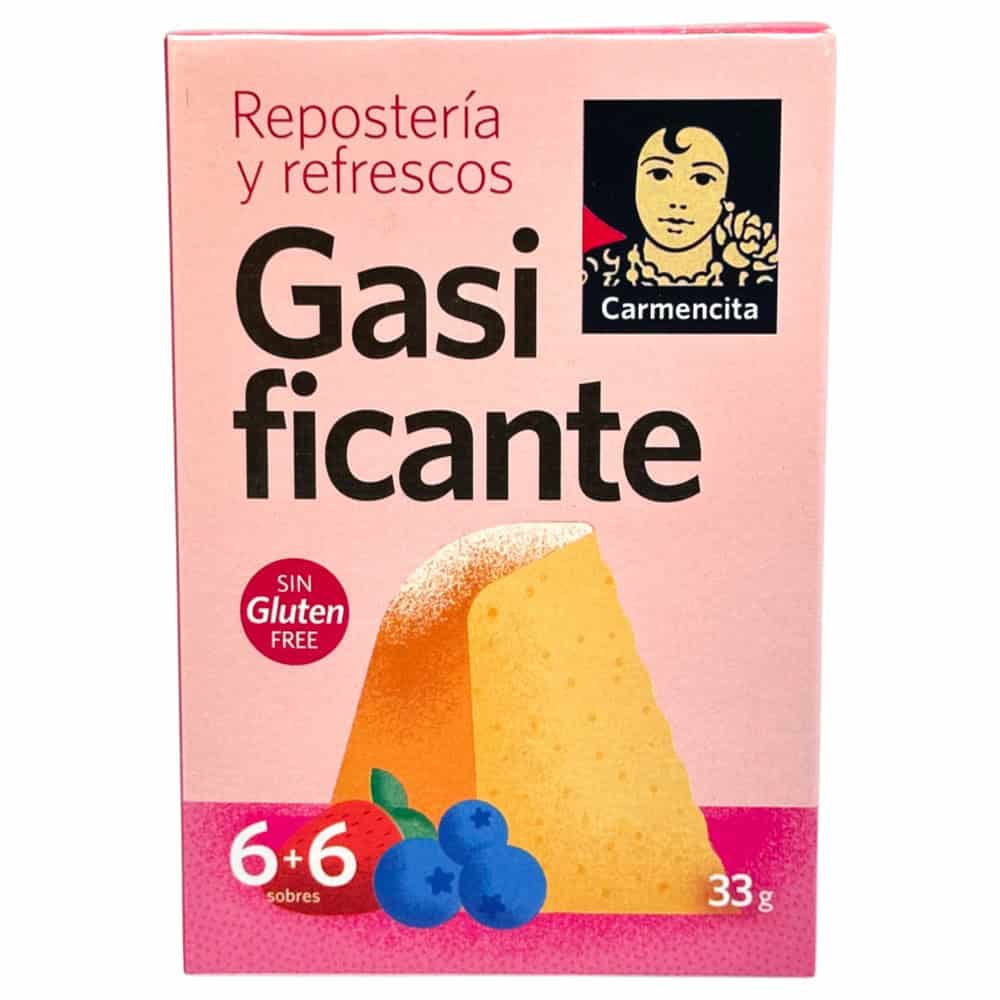 Mareni Carmencita Backtriebmittel für Backwaren und Erfrischungsgetränke, glutenfrei, 33 g, ideal für Kuchen und Getränke.