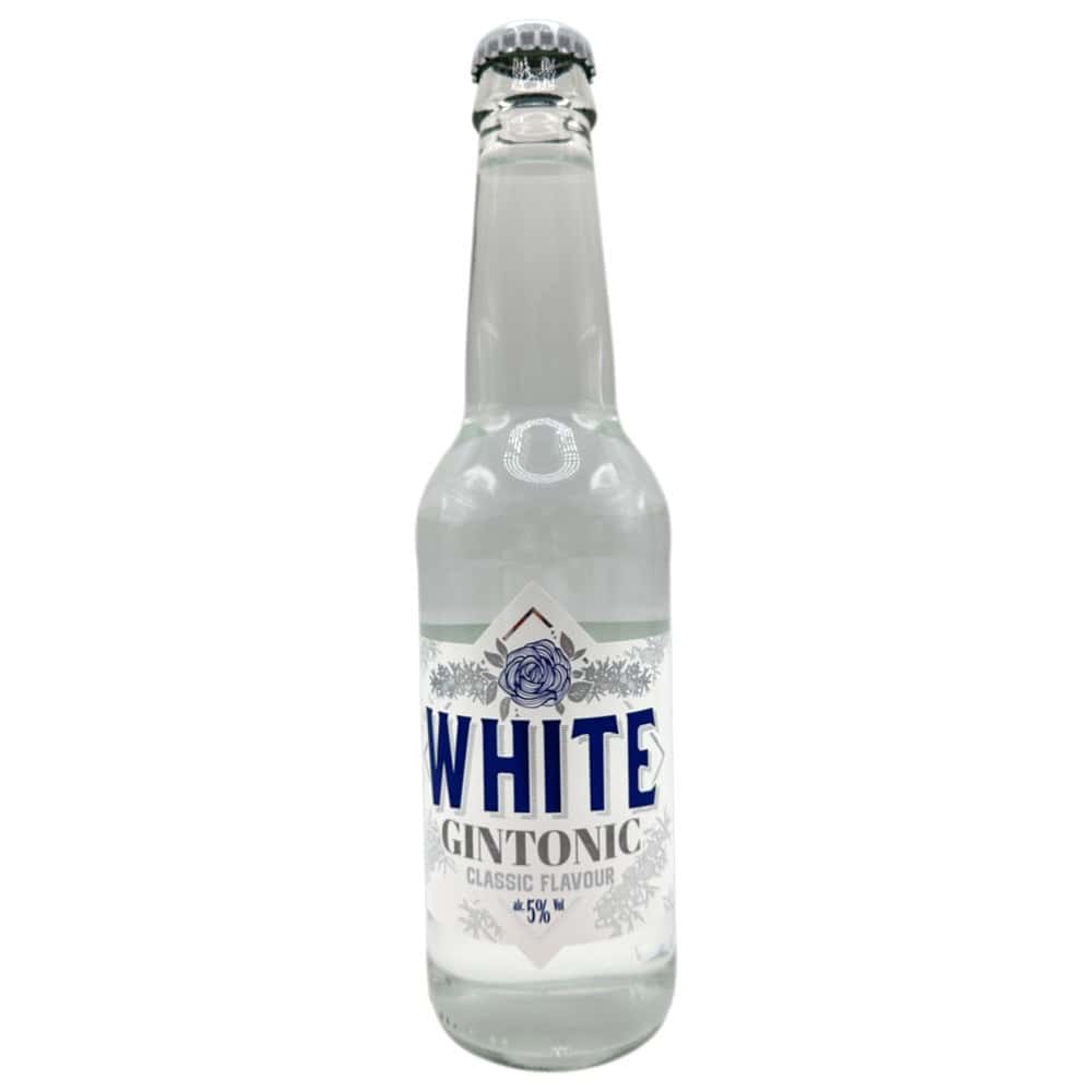 Mareni White Gintonic Flasche mit klassischem Geschmack, 0,33 l, aus Spanien, perfekt für erfrischende Getränke.