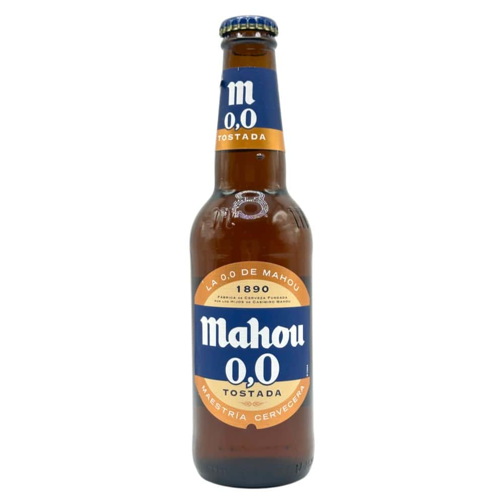 Mareni Mahou 0,0% alkoholfreie Tostada Flasche aus Spanien, 0,33 l.