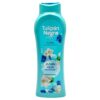 Mareni Duschgel Jasmin-Moschus in blauer Flasche mit Blumen, 650 ml, für intensive Duftpflege.