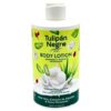 Mareni Tulipán Negro Body Lotion mit Aloe Vera, Baumwolle und Hagebutte, 400 ml, für regenerierende und pflegende Hautpflege.