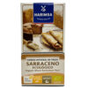 Bio-Urweizenmehl Sarraceno von Harimsa, glutenfrei, in Bio-Qualität, ideal für glutenfreie Rezepte, 400 g Packung.