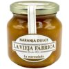 Spanische Orangenmarmelade in Glas mit goldener Dose, La Vieja Fábrica, 280g, süße Naranja Dulce.