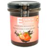 Mareni Erdbeer-Schokoladenmarmelade in Glas mit rosa Etikett, handgemacht aus Spanien, 240 g.