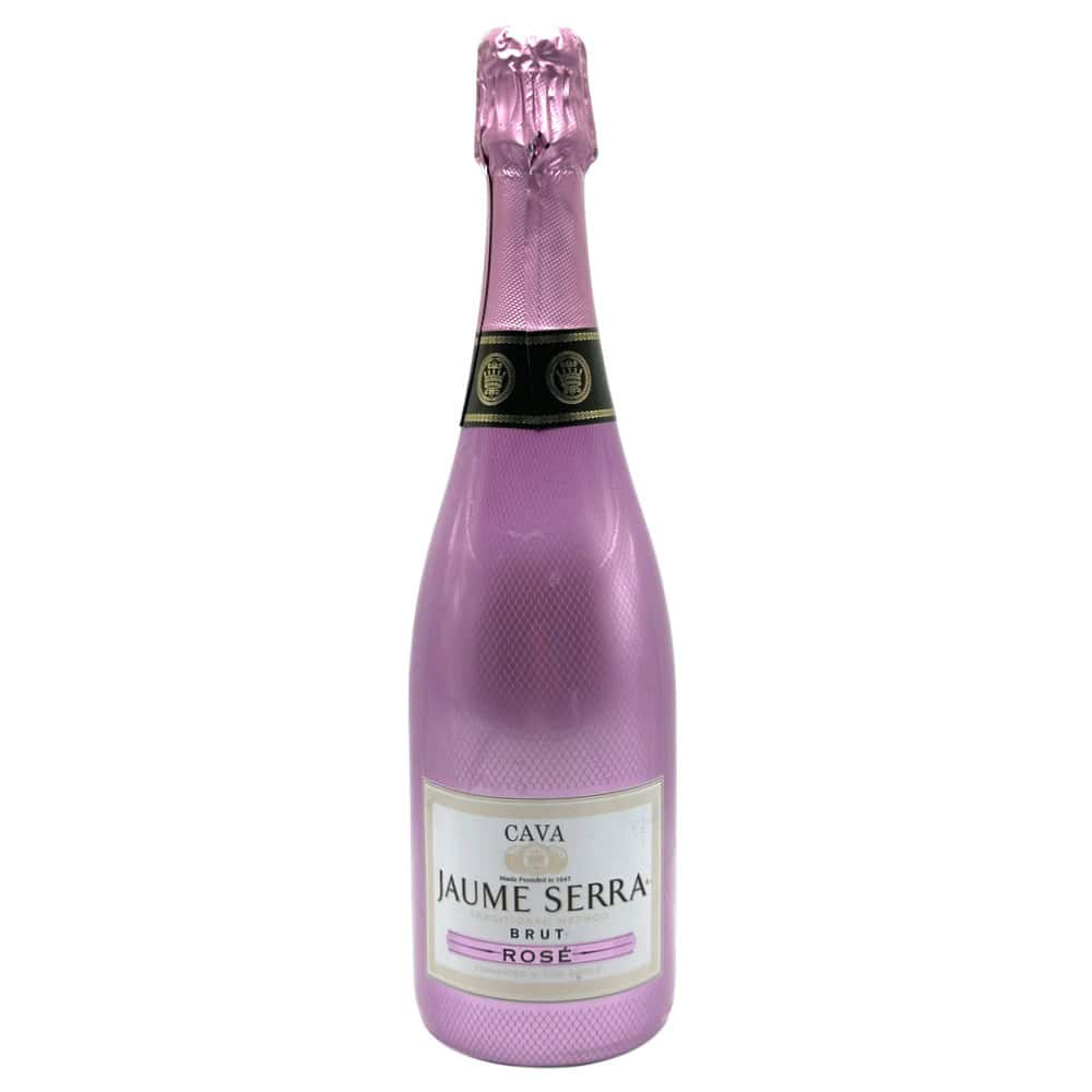 Mareni Cava Brut Rosé Flasche aus Spanien, elegante Verpackung mit rosa Farbton und Goldakzenten.