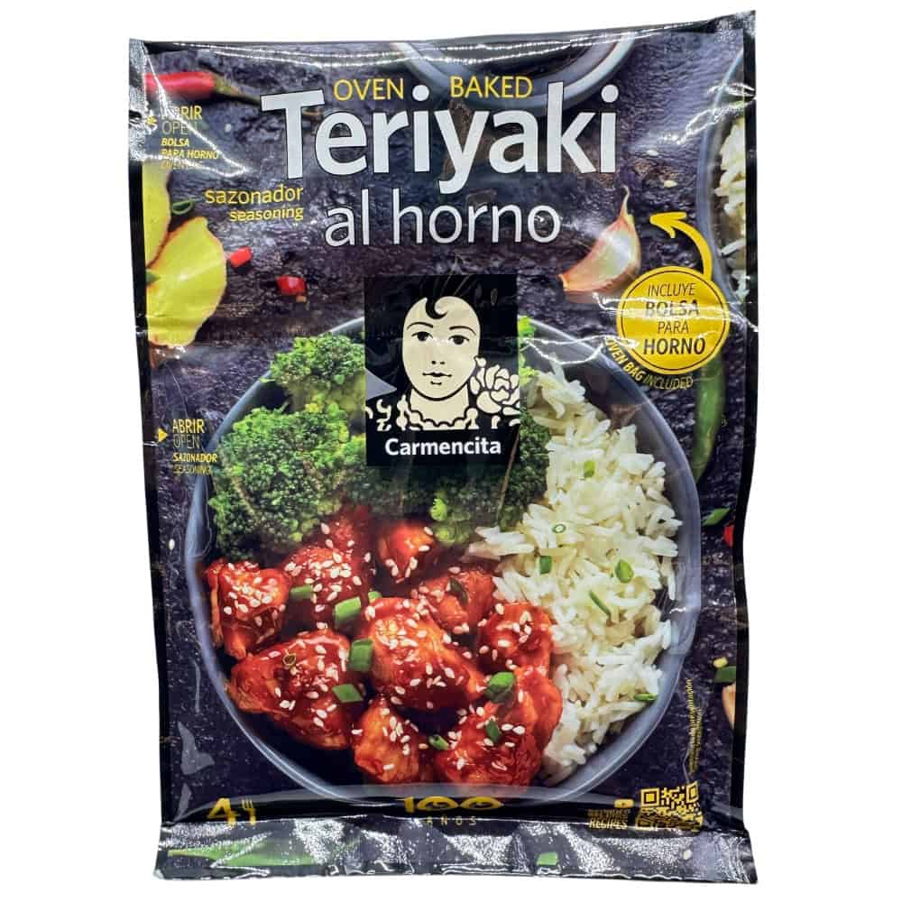 Mareni Teriyaki-Gewürzmischung für den Backofen, 60 g, inklusive Beutel, ideal für spanische Gerichte.