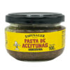 Marini Espinaler Arbequina-Olivenpaste in Glas mit schwarzem Deckel, 100g, spanische Spezialität.