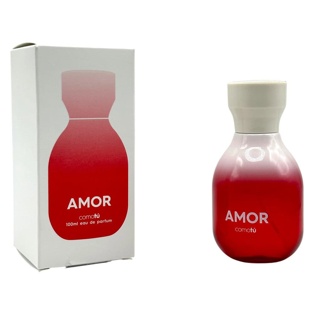 Mareni Amor comotú Eau de Parfum für Damen, 100 ml, Flasche und Verpackung im Bild, spanisches Parfüm.