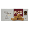 Pico Turrón de Jijona, weiches Mandelnougat aus Spanien, 250 g, in Verpackung mit Logo und Mandeln.