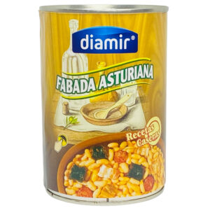 Atemberaubende Dose mit Fabada Asturiana, spanisches Original, direkt aus Spanien, für authentische spanische Eintopfgerichte, ideal für delikate, hausgemachte Mahlzeiten.