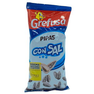 Grefusa: Pipas G con Sal  - Geröstete Sonnenblumenkerne mit Salz - 165g