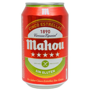 Mahou 5 Estrellas - glutenfrei - Dose 0,33l