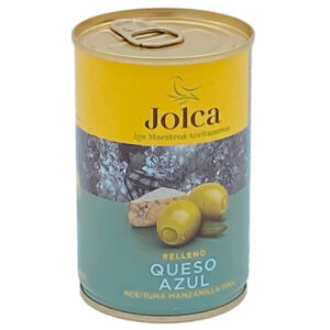 Jolca – Oliven mit Blauschimmelkäsepaste gefüllt – Aceitunas rellenas de queso azul 130 g