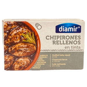 Diamir - Kleiner gefüllter Tintenfisch in eigener Tinte (Chipirones Rellenos en su Tinta) - 72g